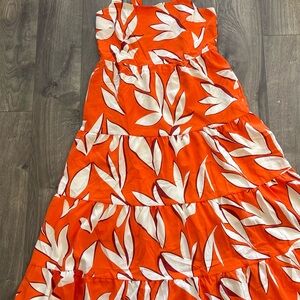 Pretty Garden summer floral maxi dress NWT